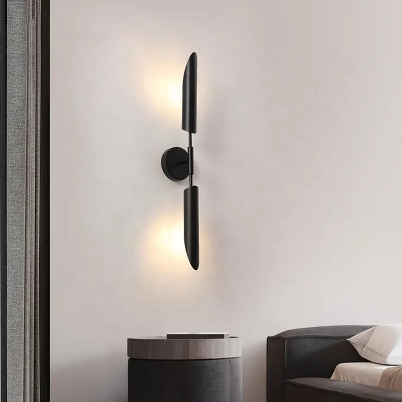 VeraGleam LED-Wandleuchte in Gold – Modern & Elegant für Wohnzimmer