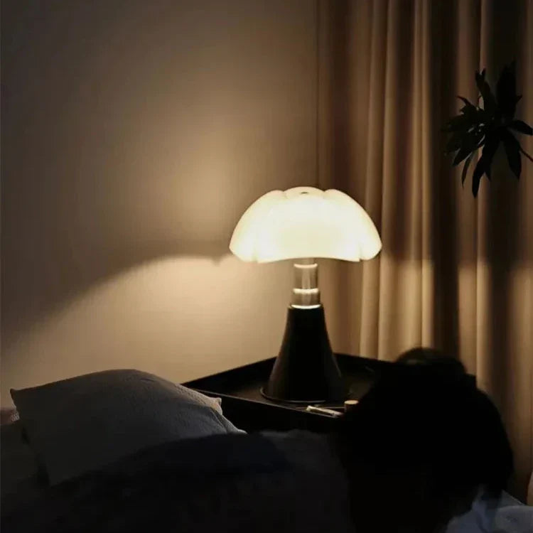 RetroLuce Designer-Tischlampe Vintage LED Gold für Wohnzimmer
