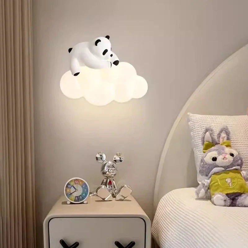 PandaGlow LED-Wandleuchte mit einstellbaren Farben