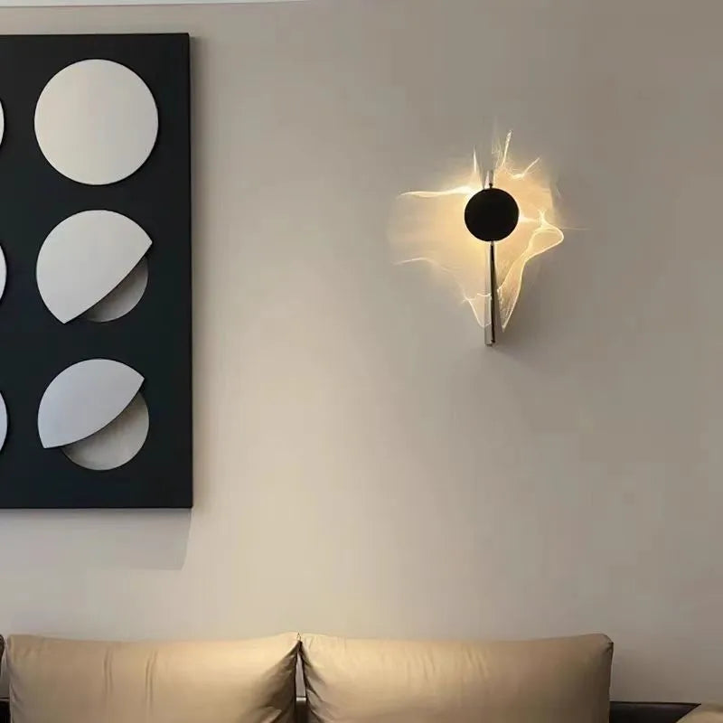 GlintFlow – Moderne drehbare Wandleuchte