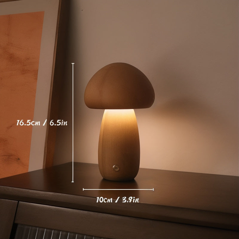 LumiShroom - Stylische USB-aufladbare Tischlampe