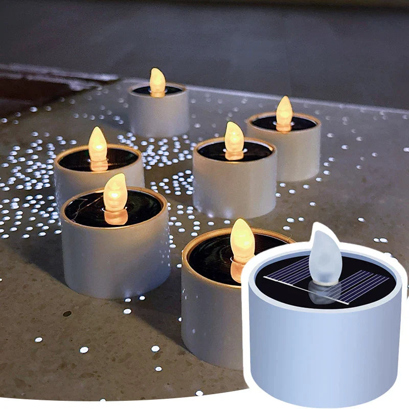 SolarGlanz – Ambient Solar-Kerzen warmweiß Garten & Terrasse