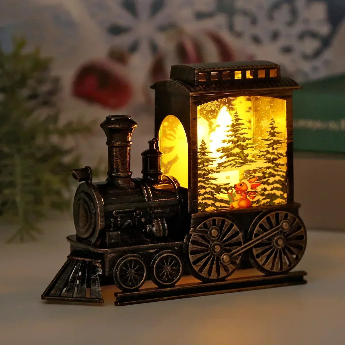 VintageGlow – Retro Laternen-Nachtlampe mit warmem Licht für Terrasse