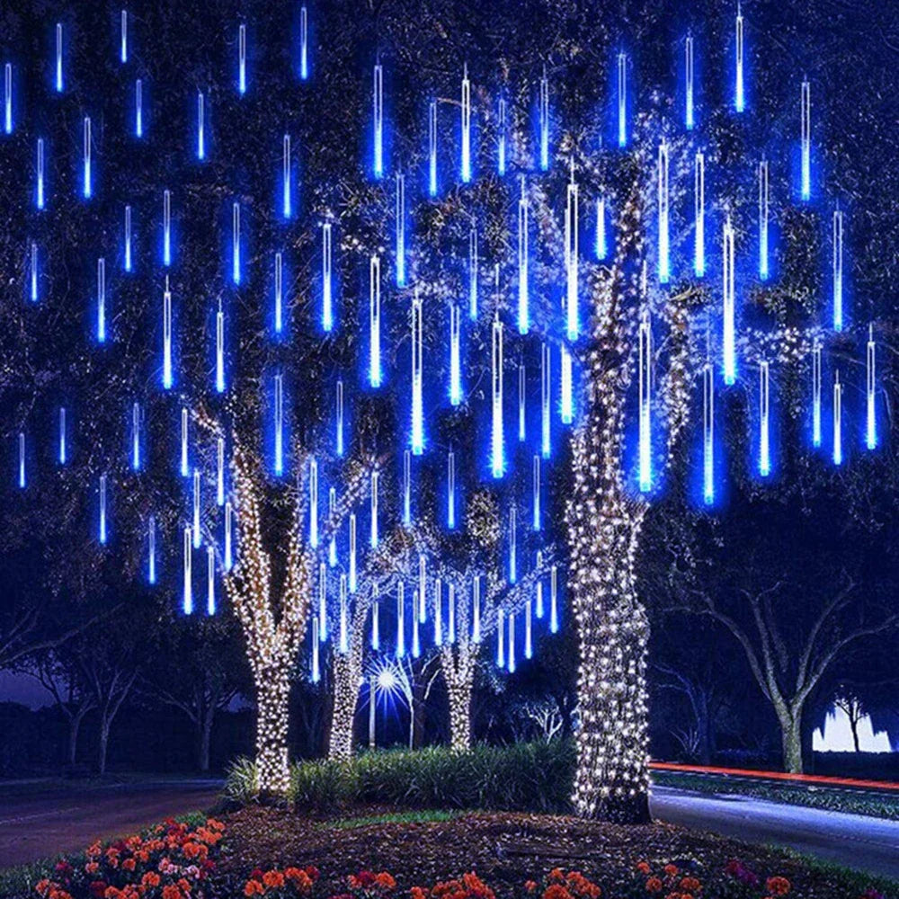 Sternenzauber – Festliche LED-Außenlichter Warmweiß Garten