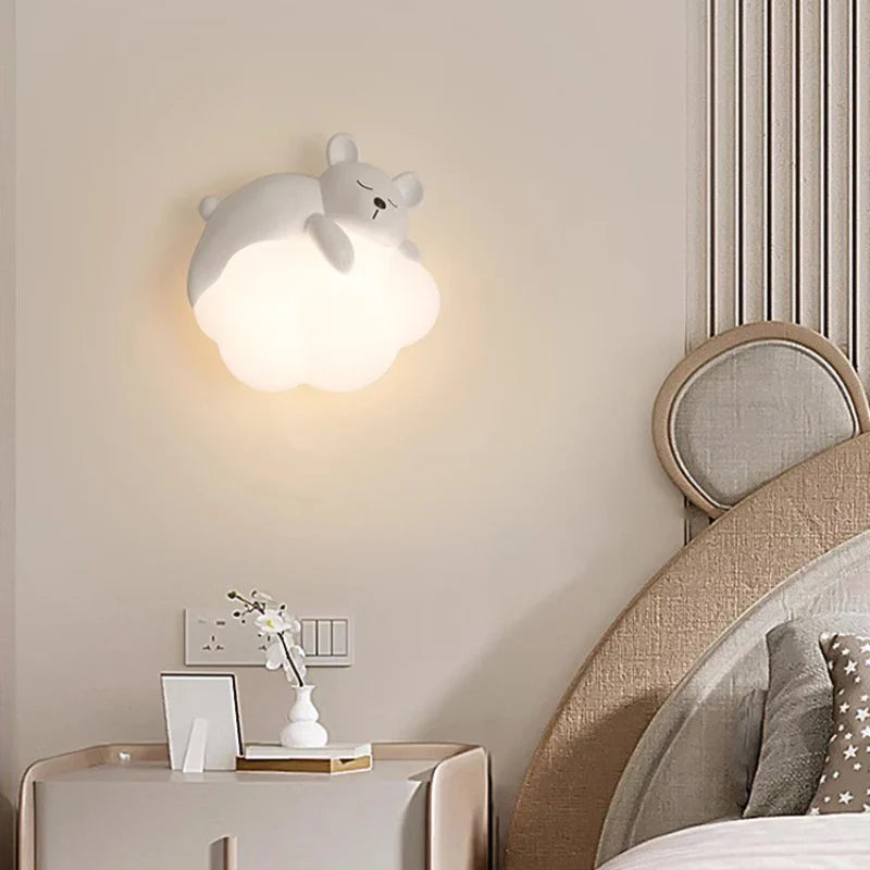 PandaGlow LED-Wandleuchte mit einstellbaren Farben