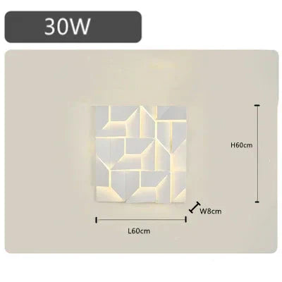 BrillEdge LED-Wandleuchte – Modernes Design & Warmes Licht für Flur & Schlafzimmer
