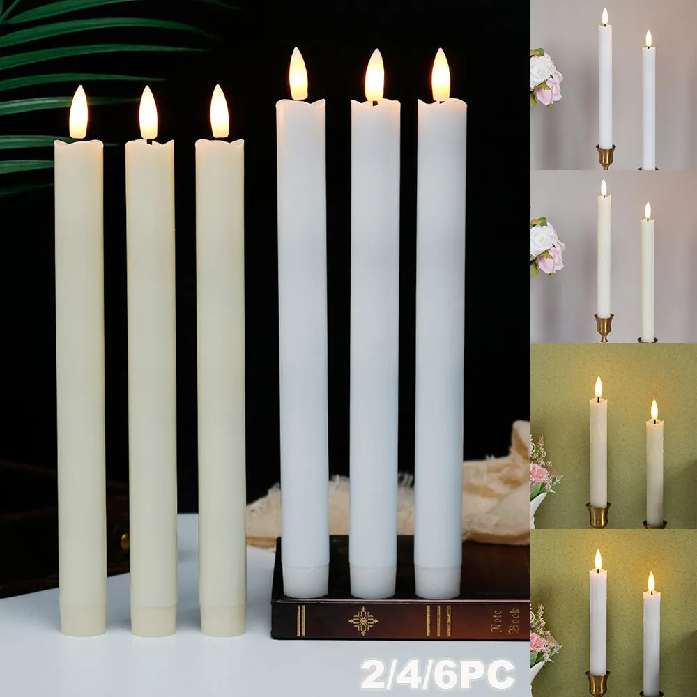 Flammenlicht – Elegante 3D-LED-Kerzen Flammenlos Warmweiß Terrasse