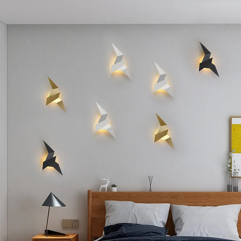 NordicEssence LED-Wandleuchte - Modernes minimalistisches Design, energieeffizient für Schlafzimmer oder Wohnzimmer
