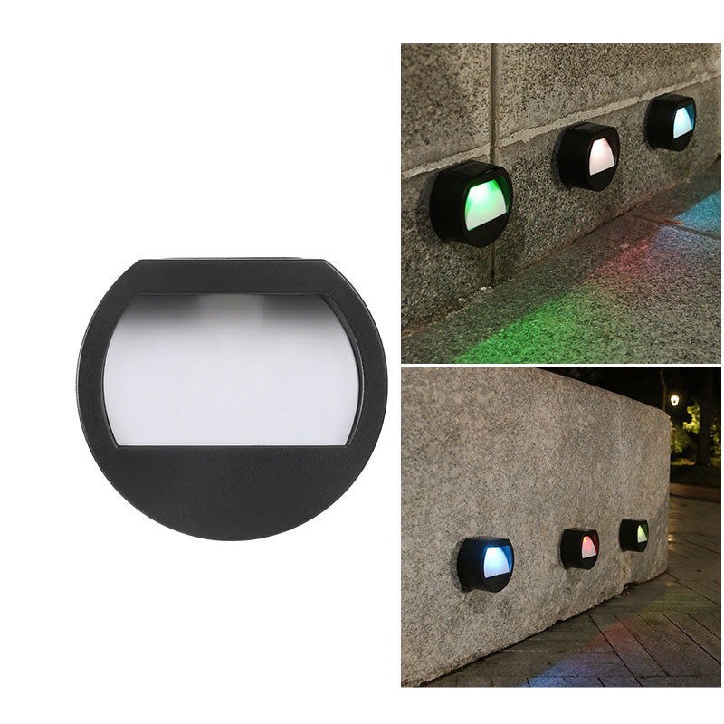 StepGlow Solar-Treppenlicht Rund/Quadrat IP65 für Garten