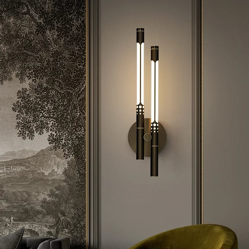 GlowVance - Moderne LED-Wandkandelaber