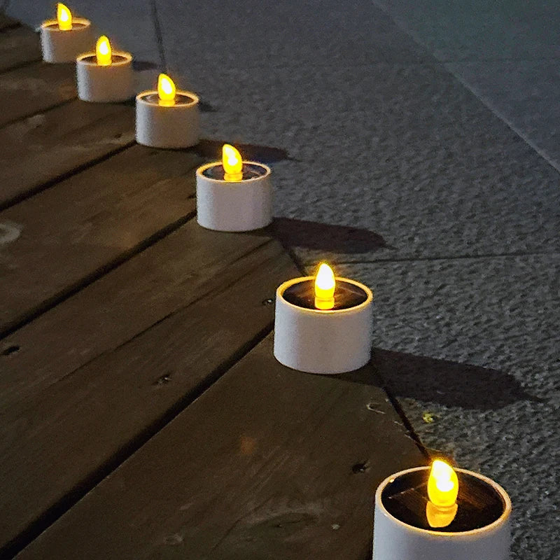 SolarGlanz – Ambient Solar-Kerzen warmweiß Garten & Terrasse