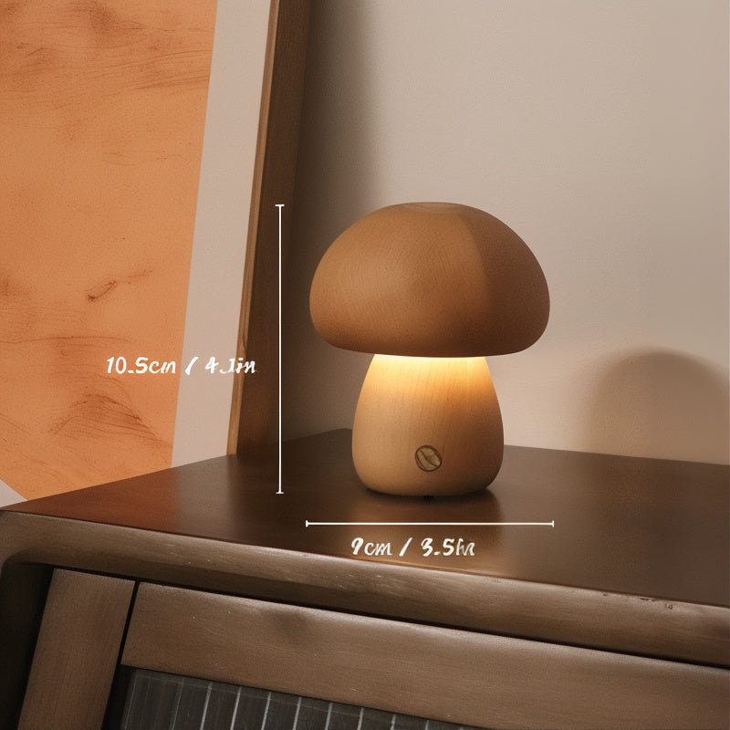 LumiShroom - Stylische USB-aufladbare Tischlampe