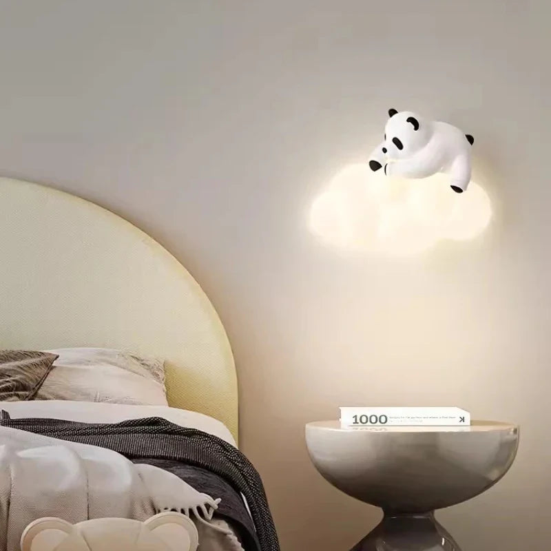 PandaGlow LED-Wandleuchte mit einstellbaren Farben