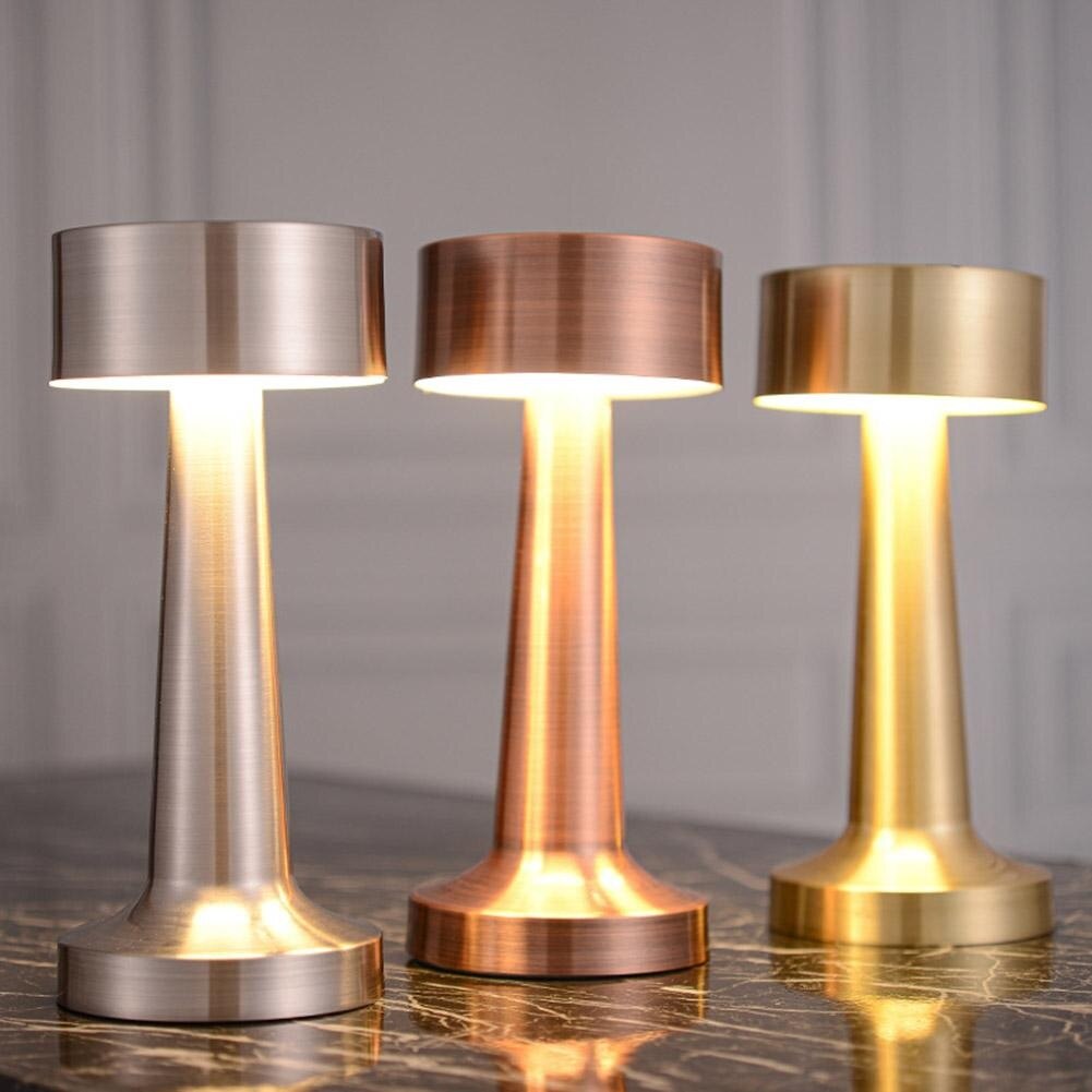VivaGlow Design Lampe - Kabellose LED Lampe mit 3 Helligkeitsstufen