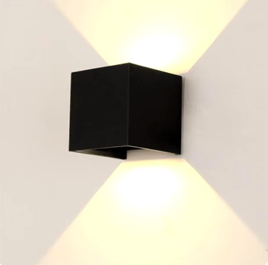 LumiSensor I Wasserdichte Wandlampe – Einstellbar – Schwarz/Weiß