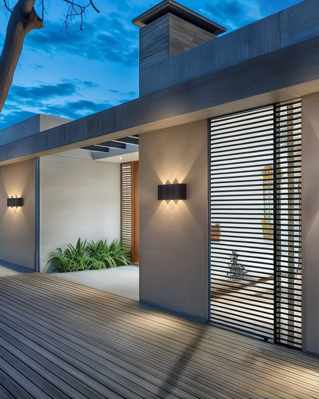 OrrLight – LED Außenwandleuchte IP65 schwarz/weiß für Haus & Garten