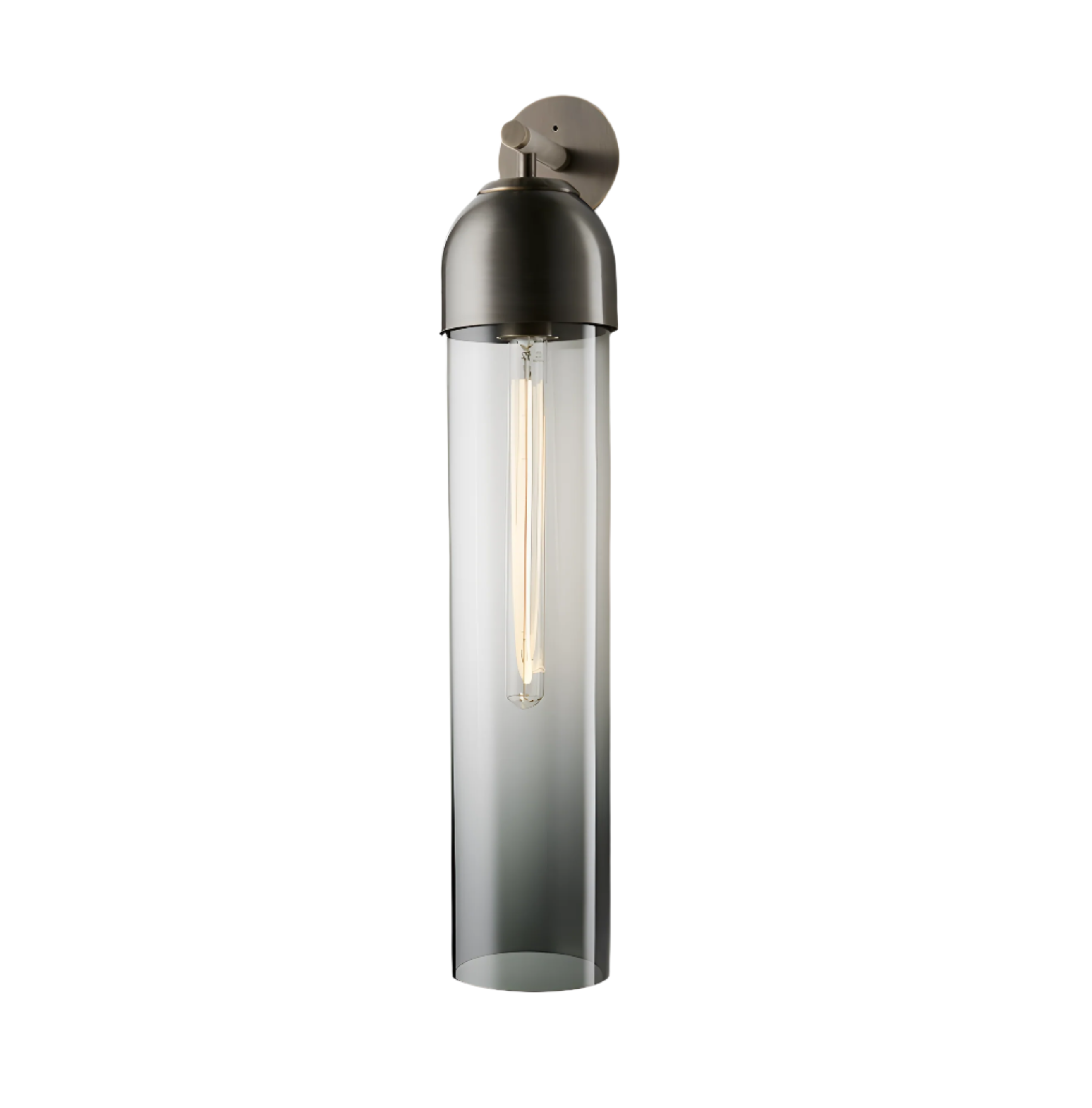 GlanzArt – Moderne Kunstglas Wandleuchte LED Gold Wohnzimmer & Flur
