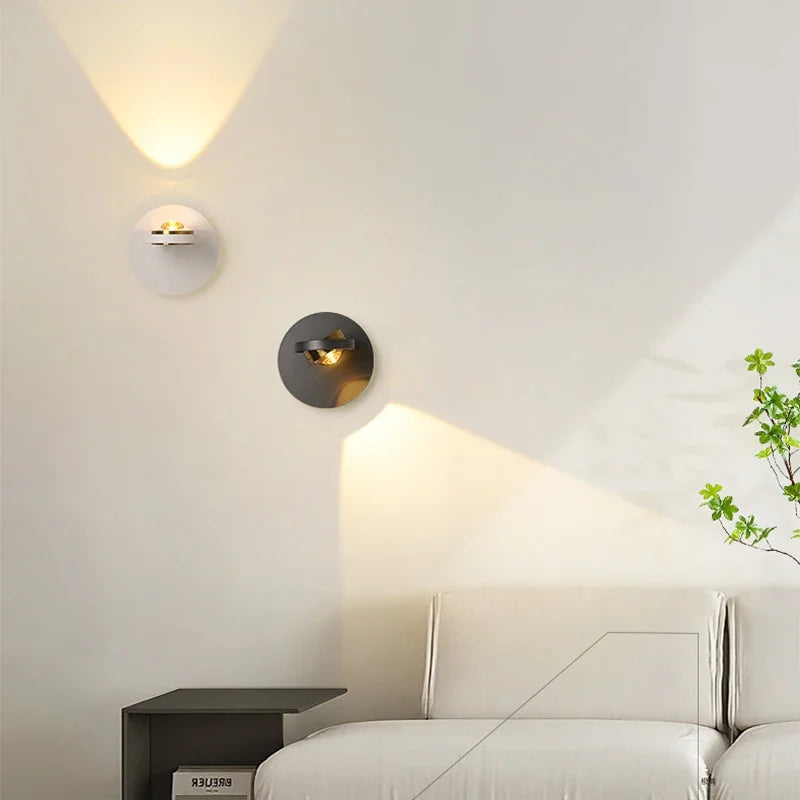 BrillioSpin - Moderne drehbare LED-Wandleuchte