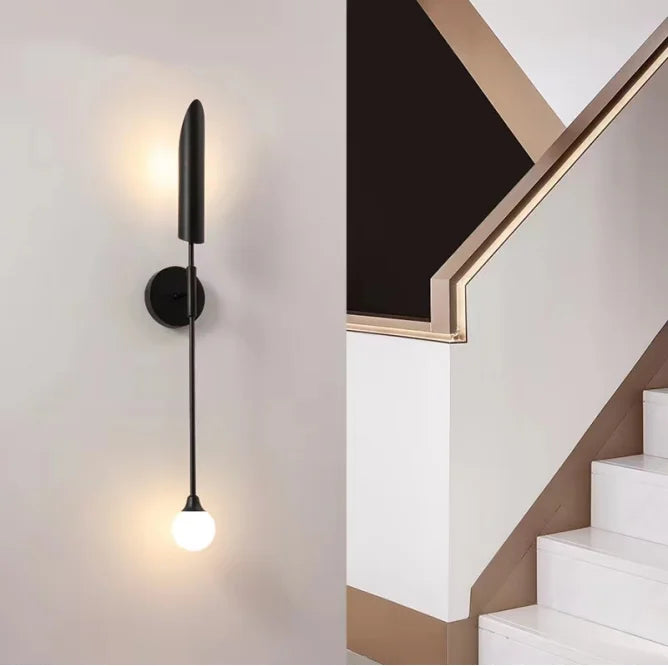 VeraGleam LED-Wandleuchte in Gold – Modern & Elegant für Wohnzimmer