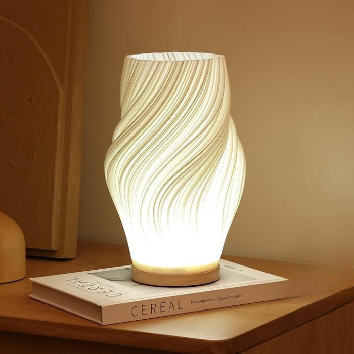 Wavelight I Moderne Design-Tischleuchte mit dimmbarer Beleuchtung