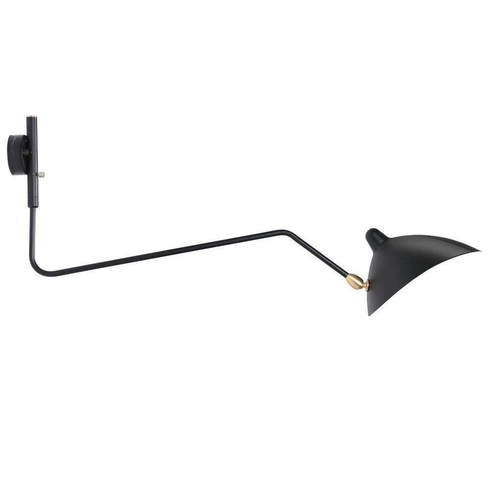SerenLuce Wandleuchte – Modern, Gelenkarm, Schwarz, Für Wohnzimmer