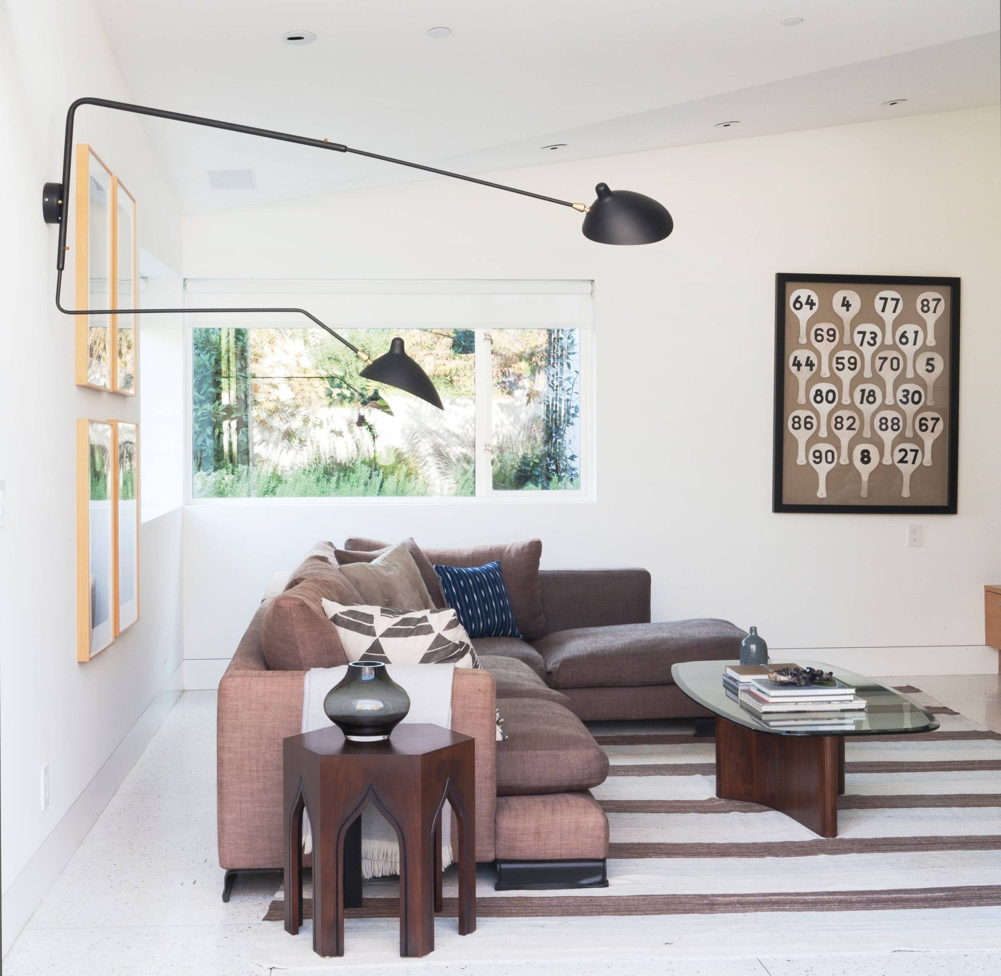 SerenLuce Wandleuchte – Modern, Gelenkarm, Schwarz, Für Wohnzimmer