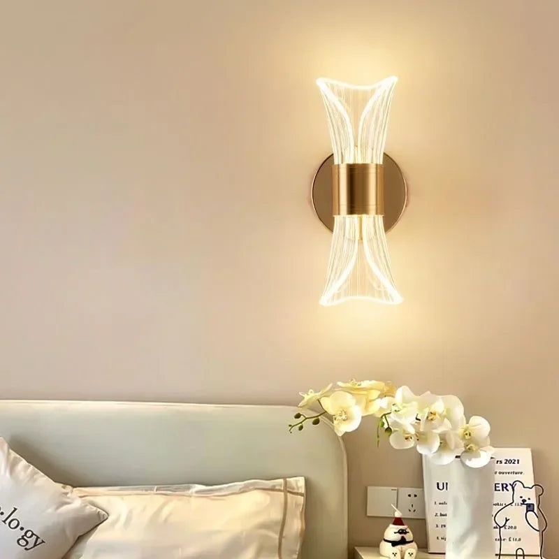 LumeWave LED-Wandleuchte – Modernes Design & Warmes Licht für Wohnzimmer & Flur
