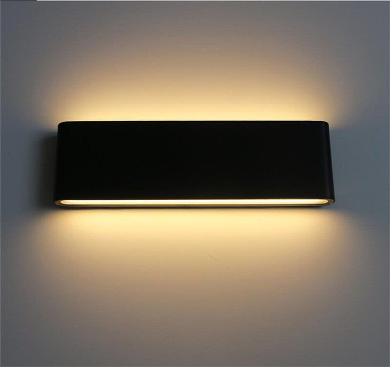 LumoUpDown Außenwandleuchte Modern LED Wasserdicht Schwarz für Terrass