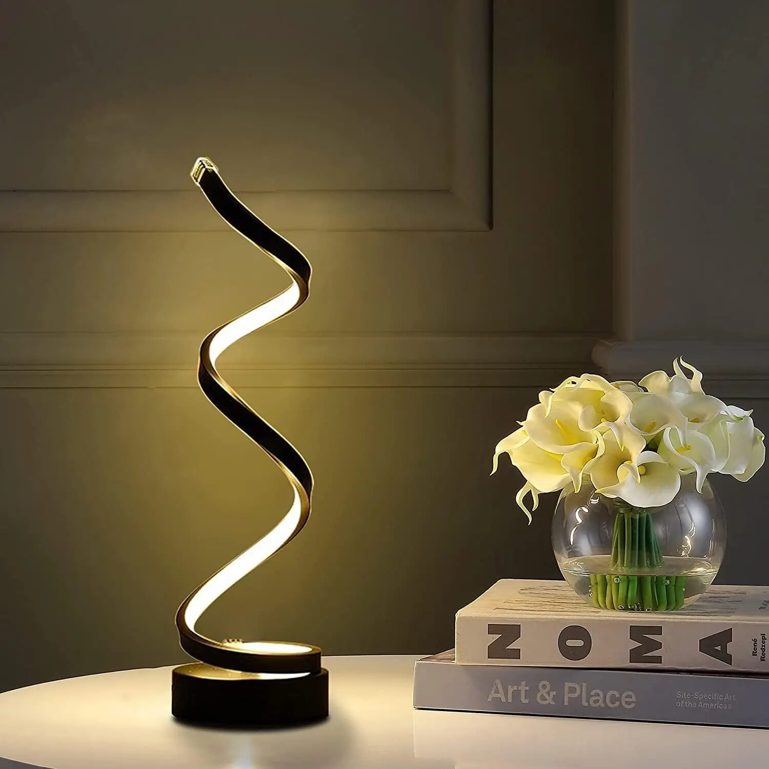 Glowspiral I Atmosphärische LED-Tischleuchte
