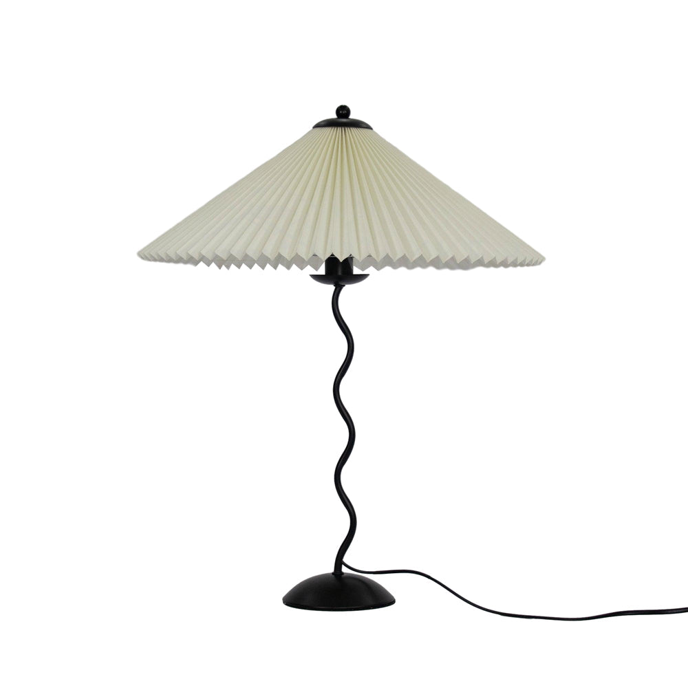 CurveLicht Design-Tischlampe – LED, Wellenform, Schwarz, für Wohnzimmer