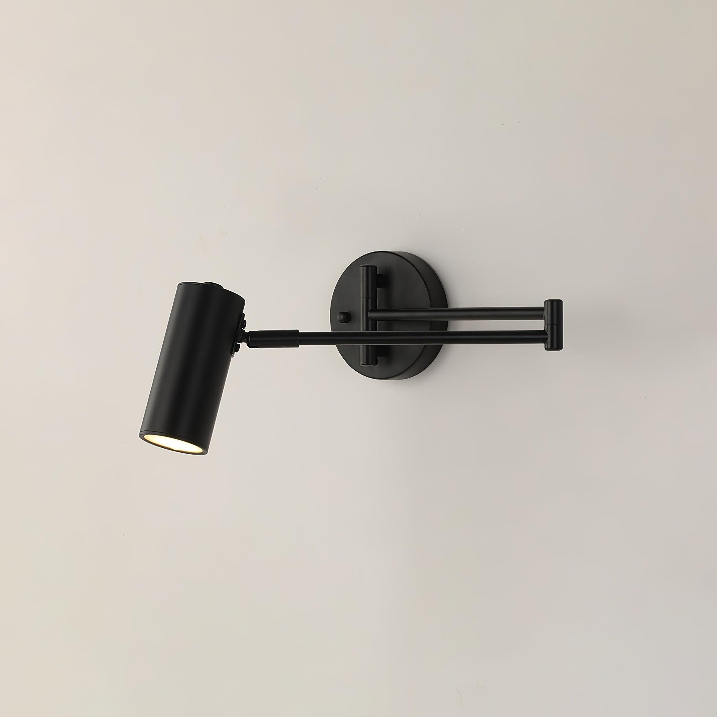 FlexiLicht – Schwenkarm LED-Wandleuchte Modern Schwarz für Terrasse