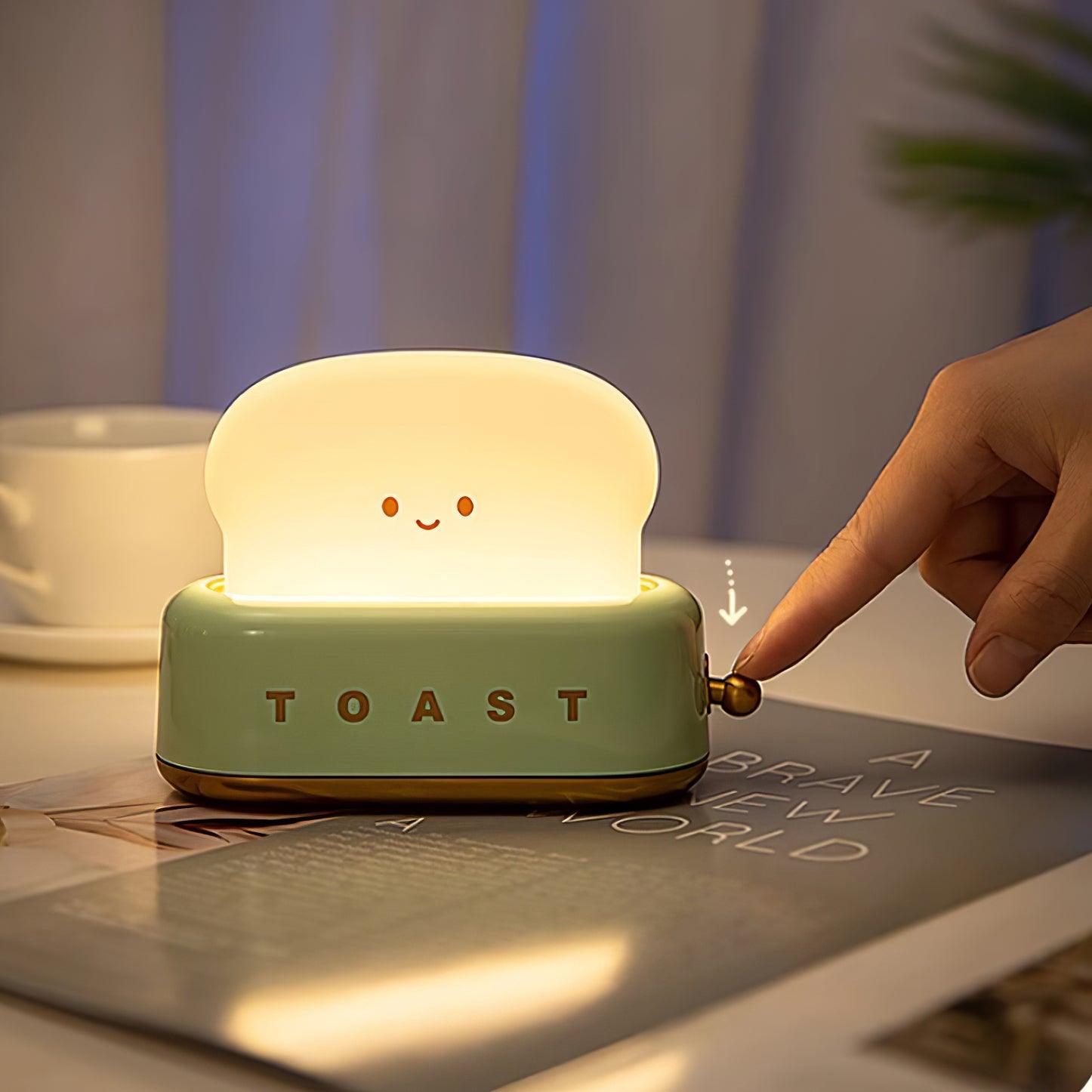 GlowToast Modern LED Tischlampe – Akku Weiß Terrasse