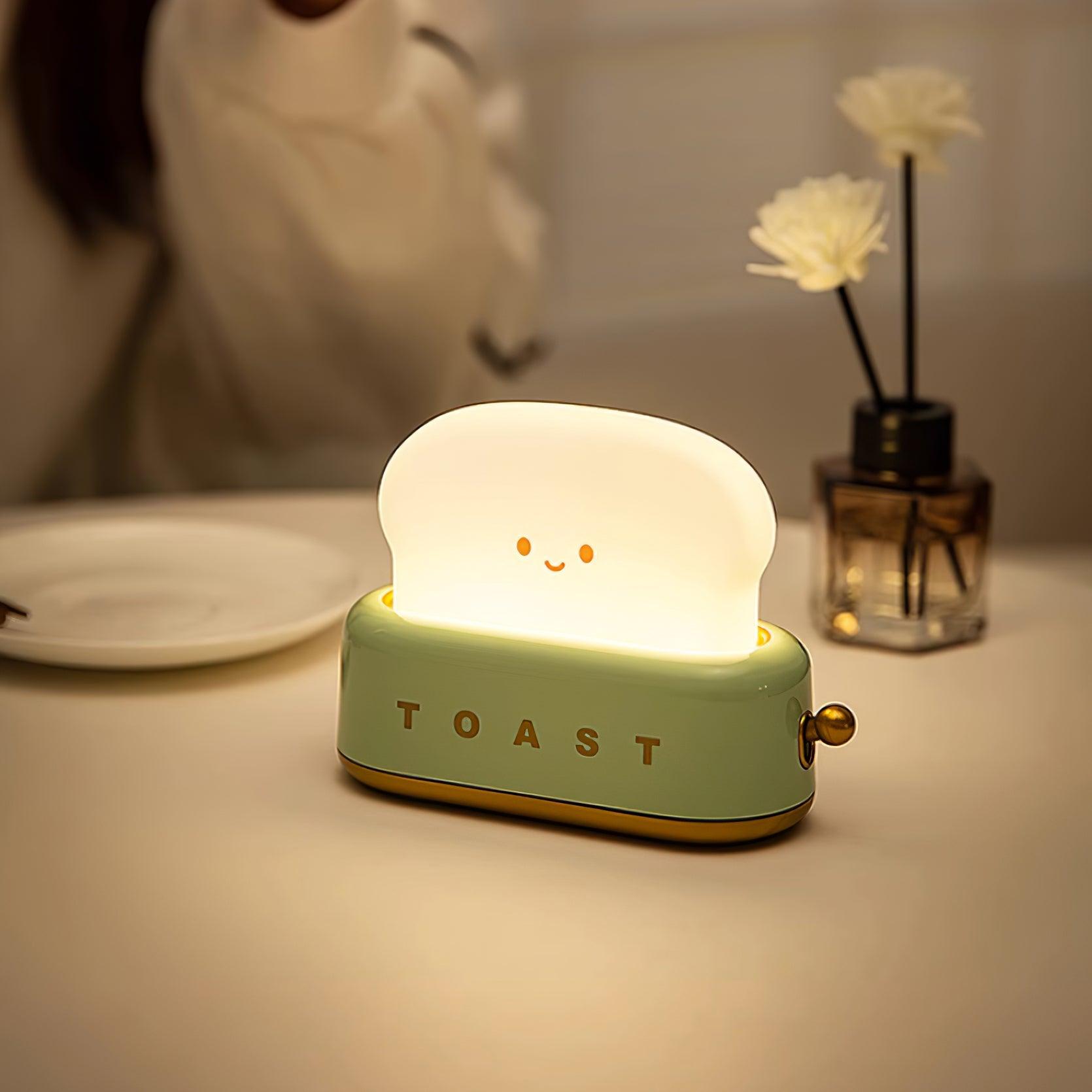 GlowToast Modern LED Tischlampe – Akku Weiß Terrasse
