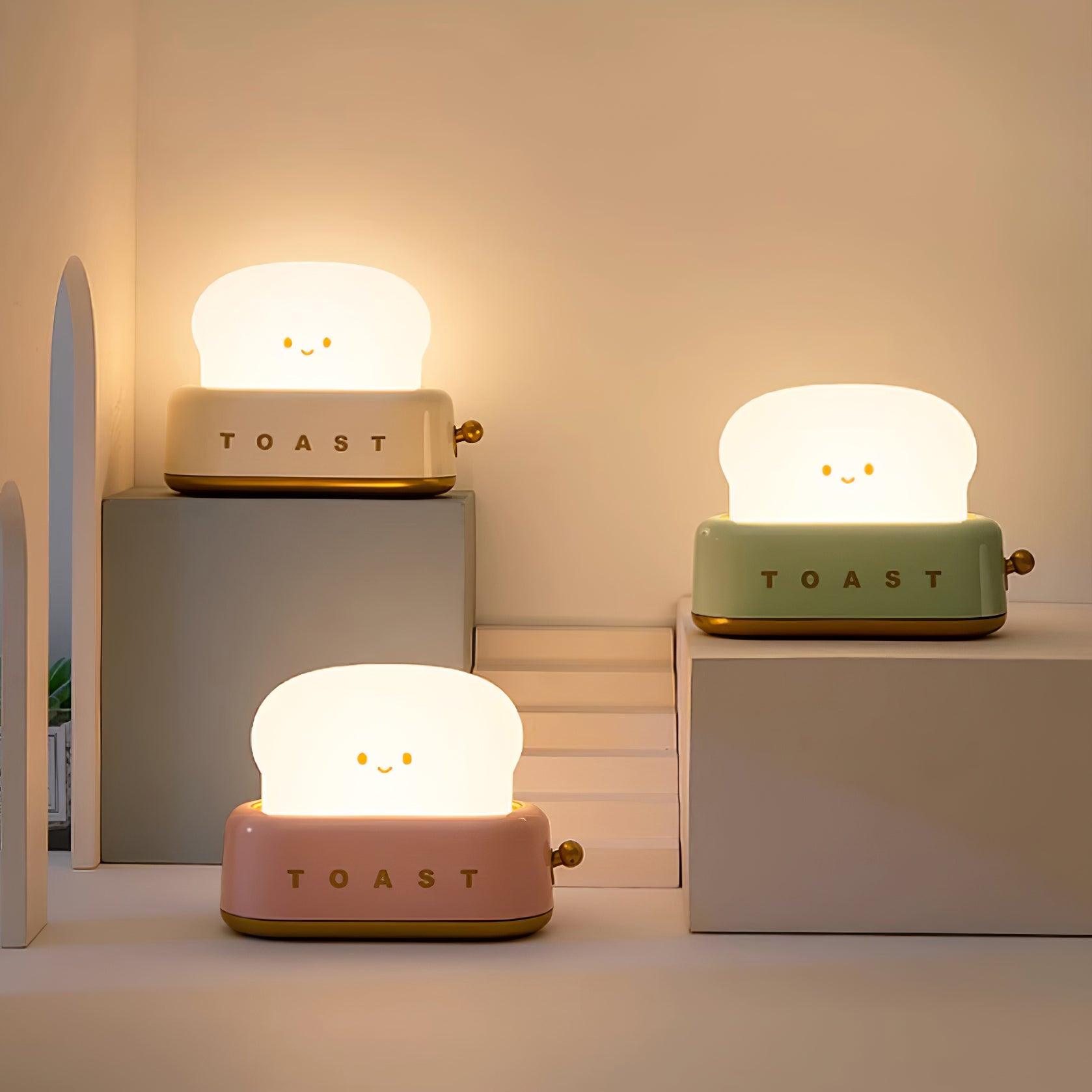 GlowToast Modern LED Tischlampe – Akku Weiß Terrasse