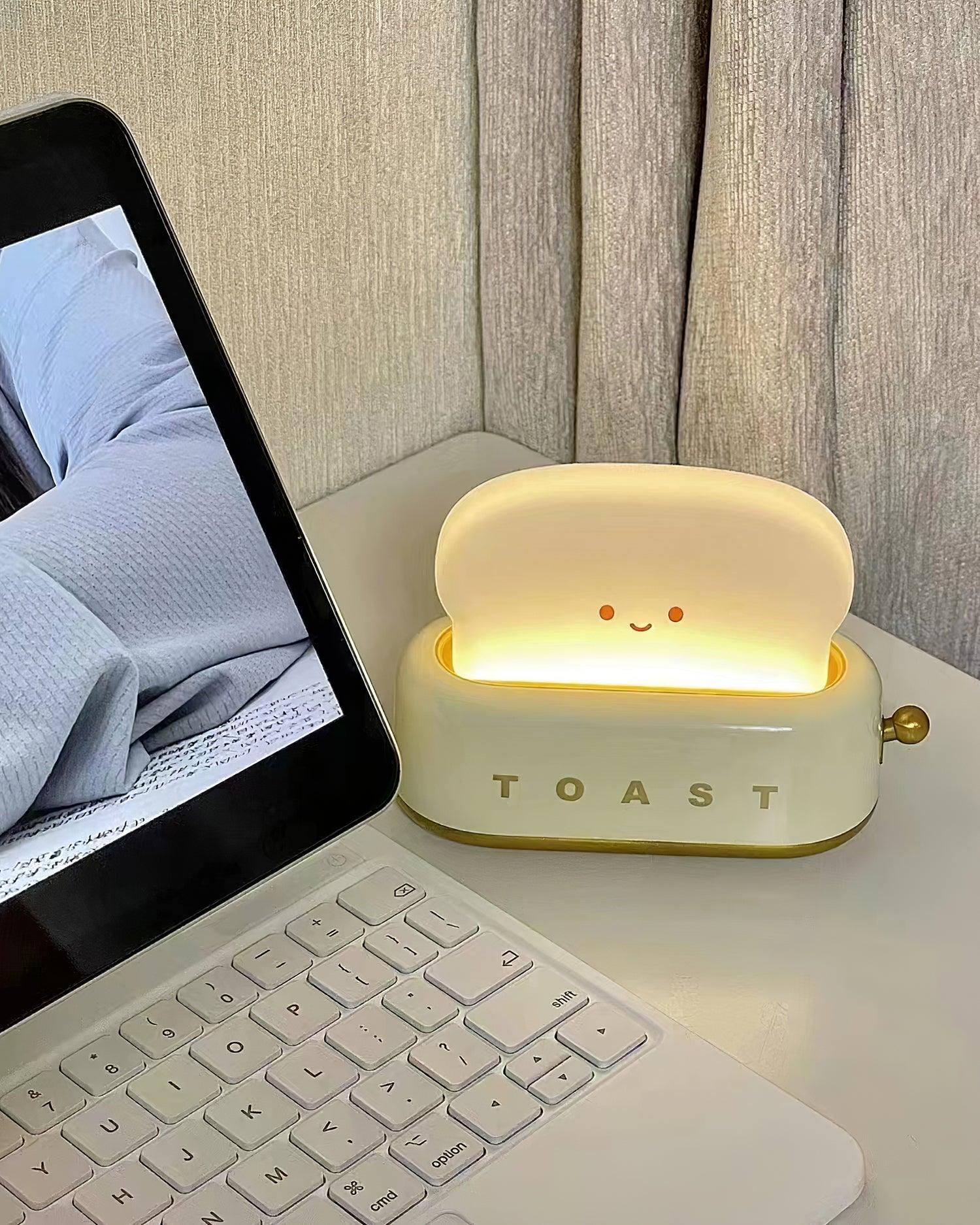 GlowToast Modern LED Tischlampe – Akku Weiß Terrasse