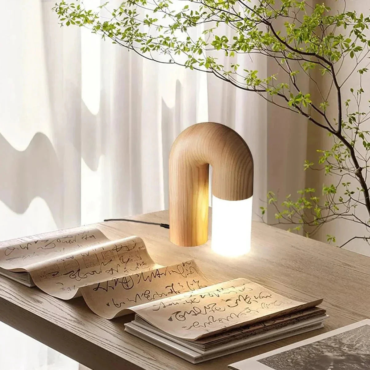 Diapolo Moderne LED-Tischlampe – Schlankes Design Weiß Wohnzimmer