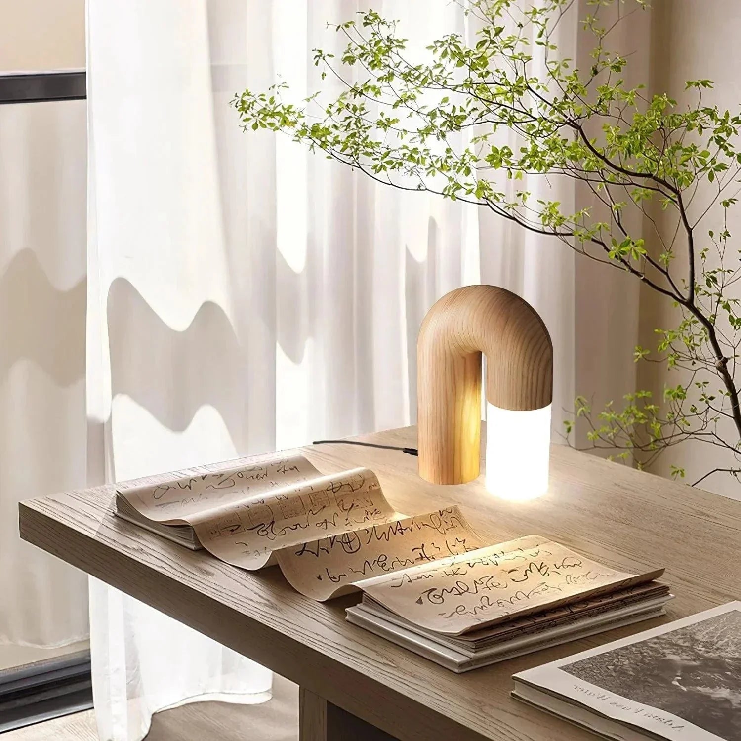 Diapolo Moderne LED-Tischlampe – Schlankes Design Weiß Wohnzimmer