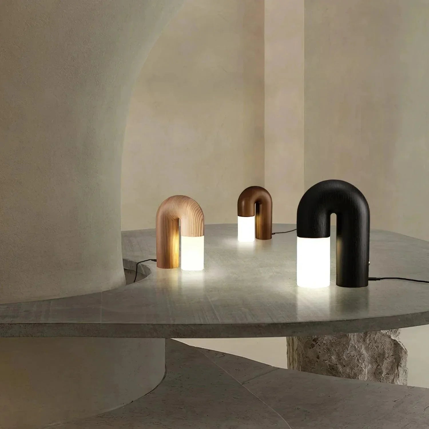 Diapolo Moderne LED-Tischlampe – Schlankes Design Weiß Wohnzimmer
