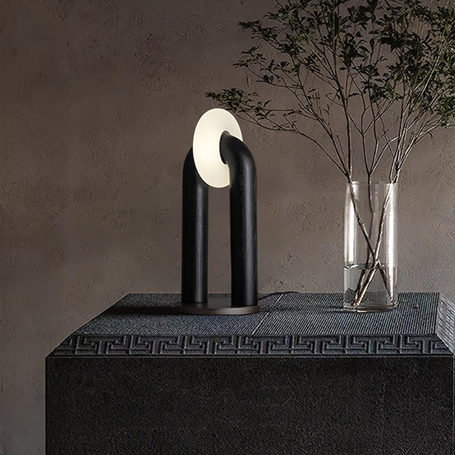 ArchGlow – Kabellose LED-Tischlampe modern dimmbar Weiß Wohnzimmer