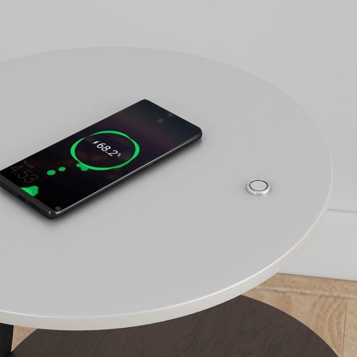 LumiTable Moderner LED-Tisch dimmbar Weiß für Terrasse