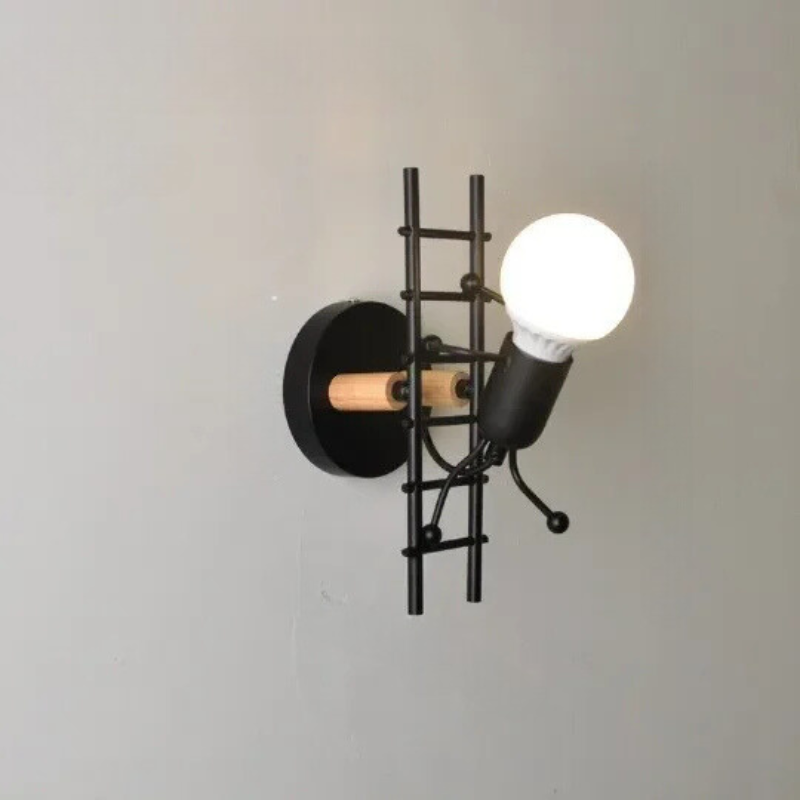 RoboLite Nordic LED-Wandleuchte - Verspieltes Roboterdesign für Kinderzimmer und moderne Innenräume
