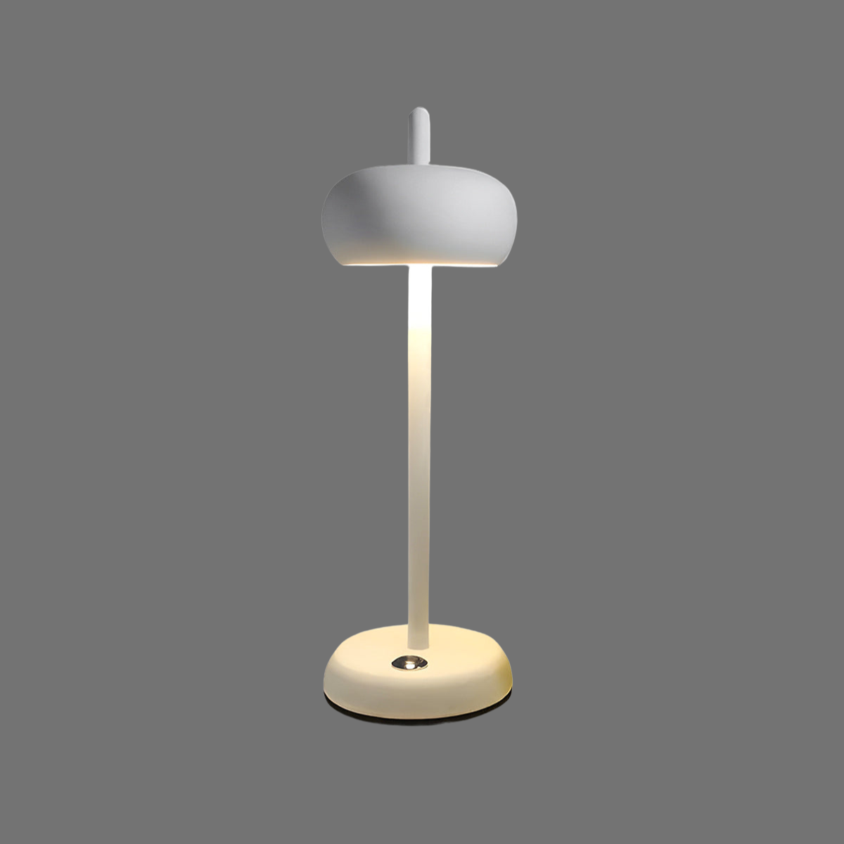 Rinova Minimalistische LED-Tischleuchte – Dimmbar Weiß für Wohnzimmer