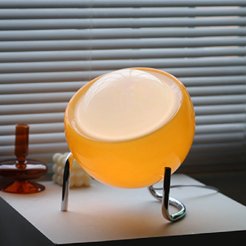 LumiBau Tischlampe – Mittelalterlicher Bauhaus-Stil LED Weiß Wohnzimmer