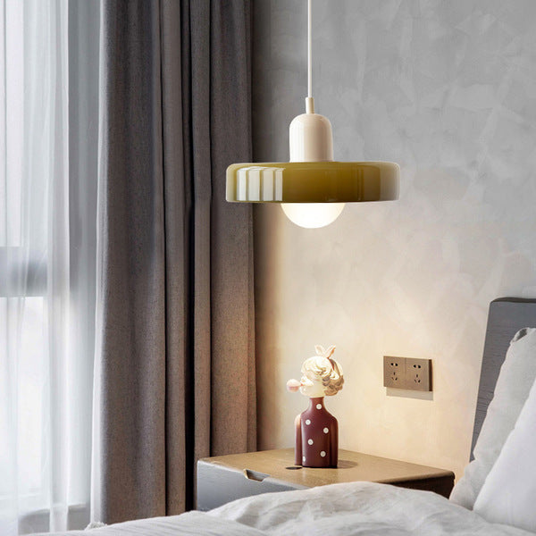 Verstellbare Bauhaus Pendelleuchte aus Glas – Esszimmer & Wohnzimmer Beleuchtung