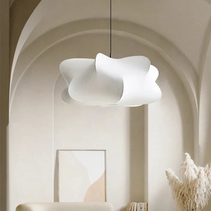 Hängelampe aus Seide – Japanischer Stil – LED – Warmweiß – Salon