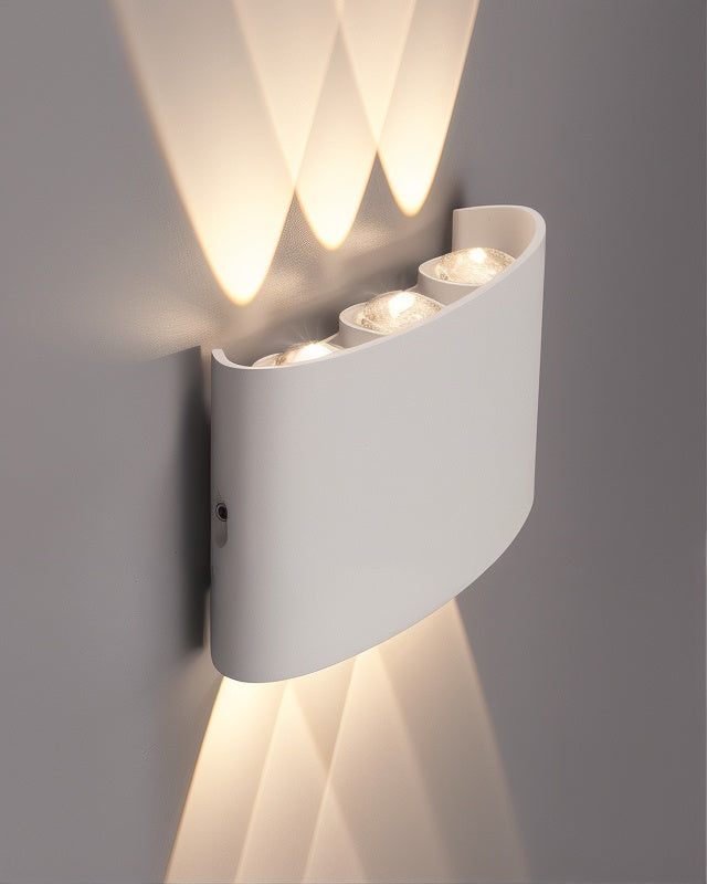 OrrLight – LED Außenwandleuchte IP65 schwarz/weiß für Haus & Garten