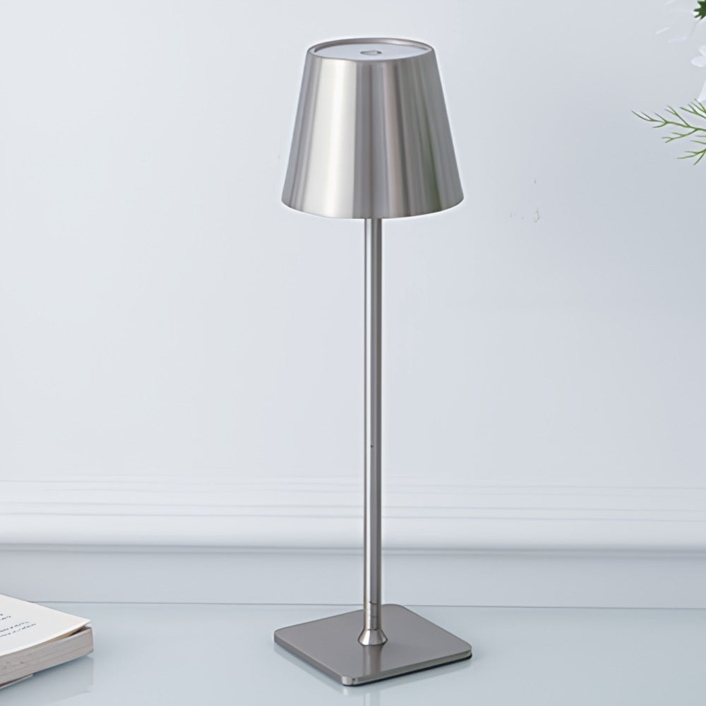 LumoTall Dimmbare Tischlampe Modern Gold für Wohnzimmer