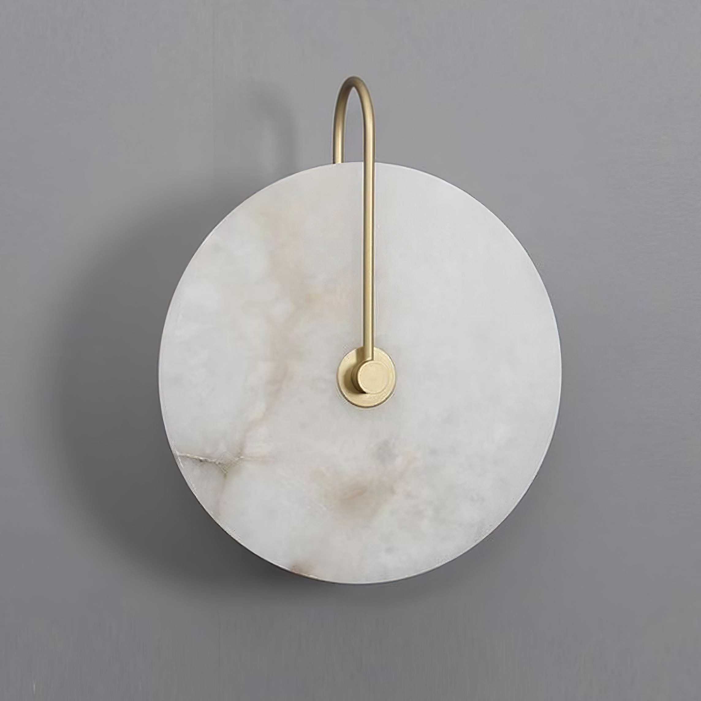 LumaAlba Wandleuchte – Modern, LED, Alabaster-Optik, Für Flur