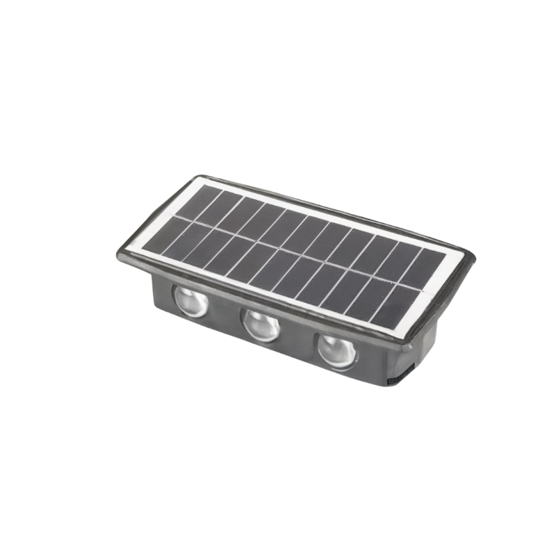 SolarEdge LED Solar Wandleuchte Außen – Wasserdichtes Wandlicht mit Warmweißem Licht