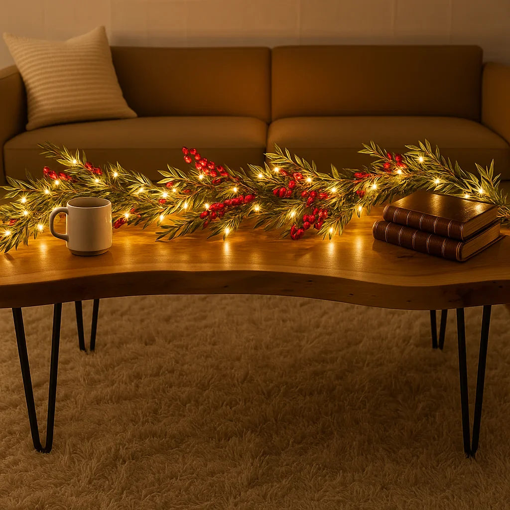 LumiBerry Girlande – LED-Dekolicht warmweiß für Innenräume